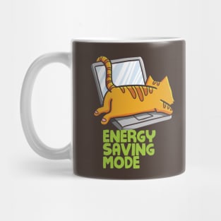 Cat in Energy Saving Mode Mug